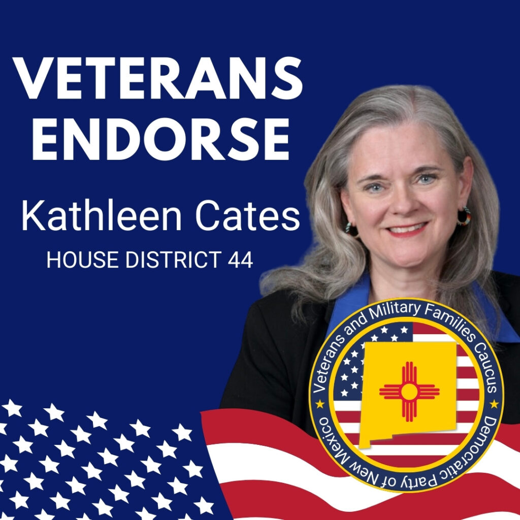 The Veterans and Military Families Caucus endorse Kathleen Cates